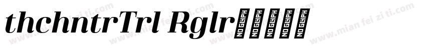 AthachantrTrial Regular字体转换